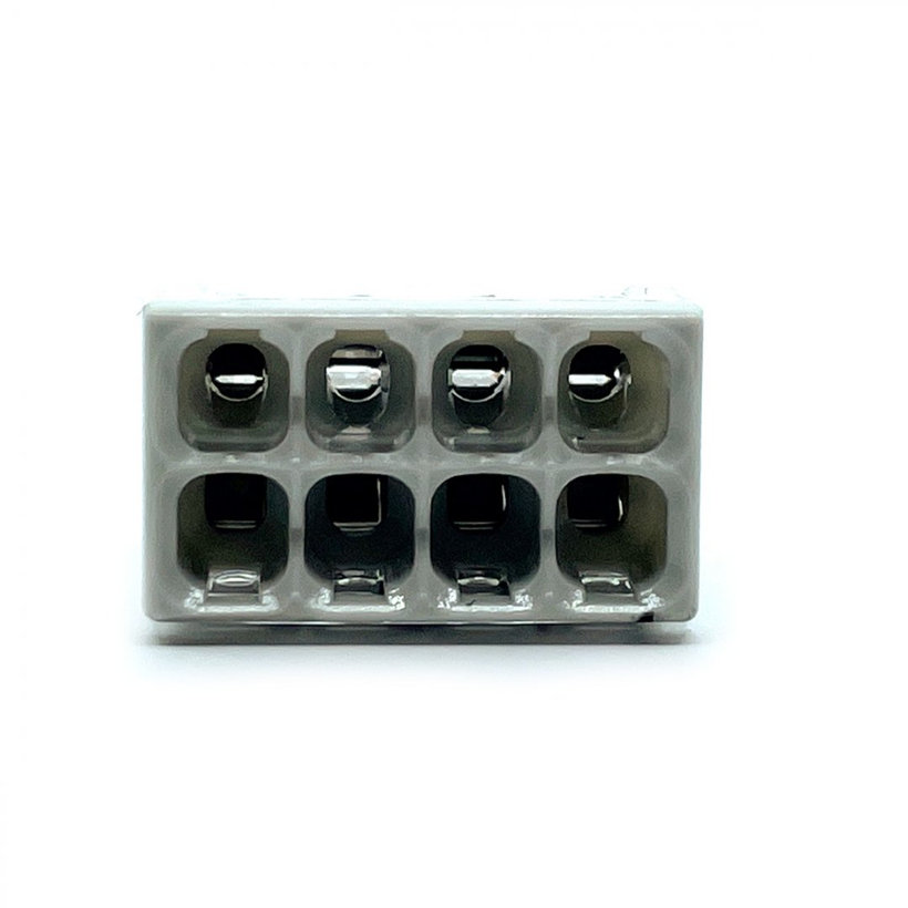 Spojovacia svorka bezskrutková - 8 vodičov