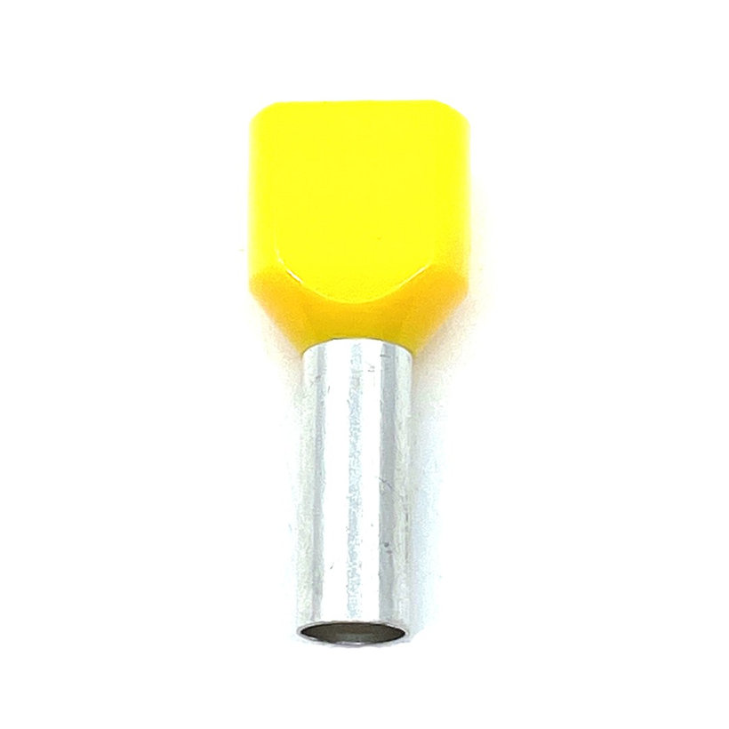 Dvojitá izolovaná káblová dutinka žltá 6mm²