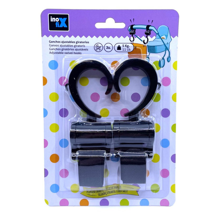 Otočné háčiky na detský kočík