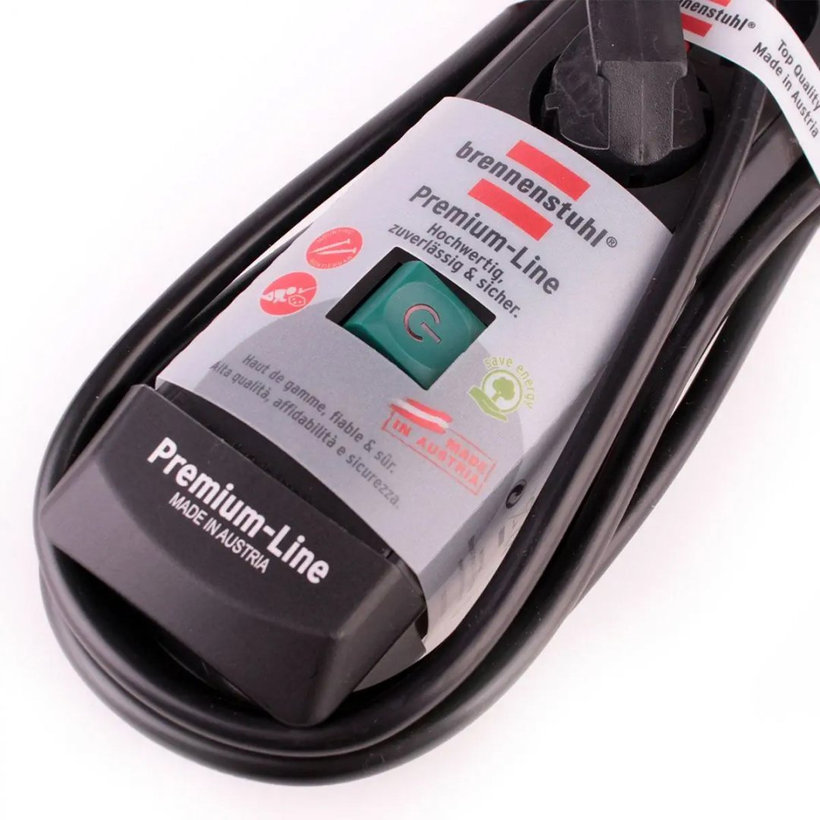 Predlžovací kábel 4-zásuvkový Premium-Line 3m