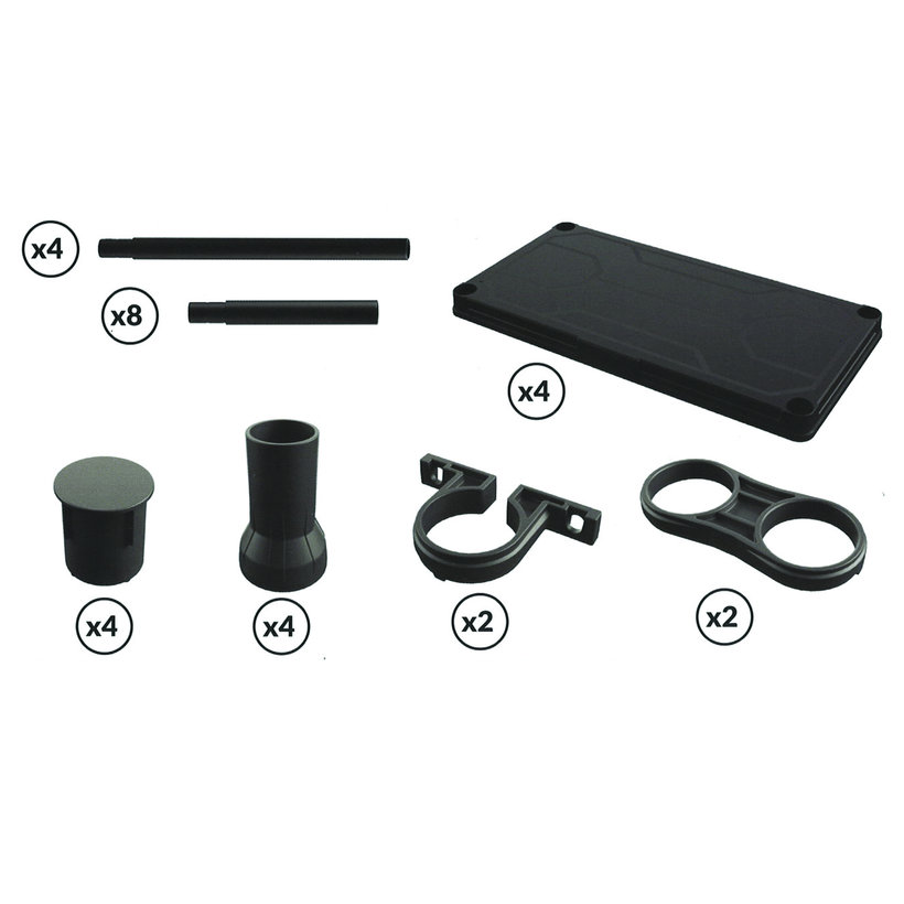 Plastový regál 60x30x92,6cm - 4 police