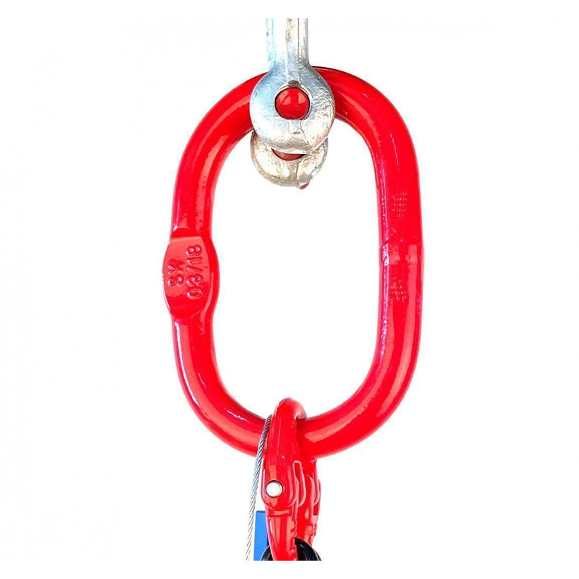 Reťazový záves oko-2 hák tr 80 so skracovačom (3 m, 7500/5300 kg, 13mm)