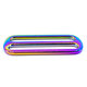 Prievlačná spona dúhová 20x6mm