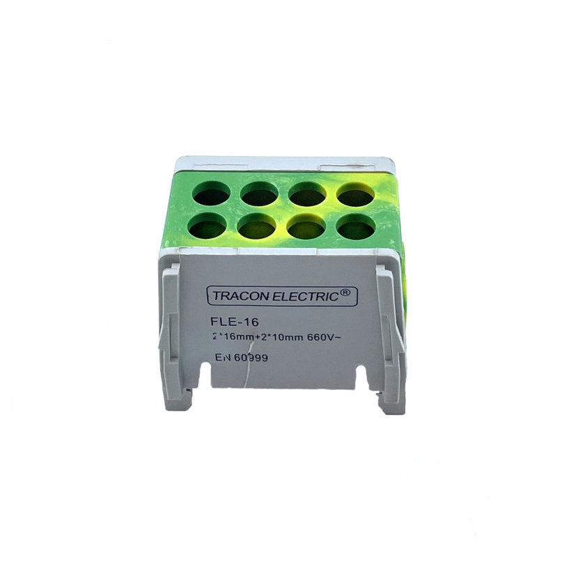 Rozvodná odbočná svorka zeleno-žltá