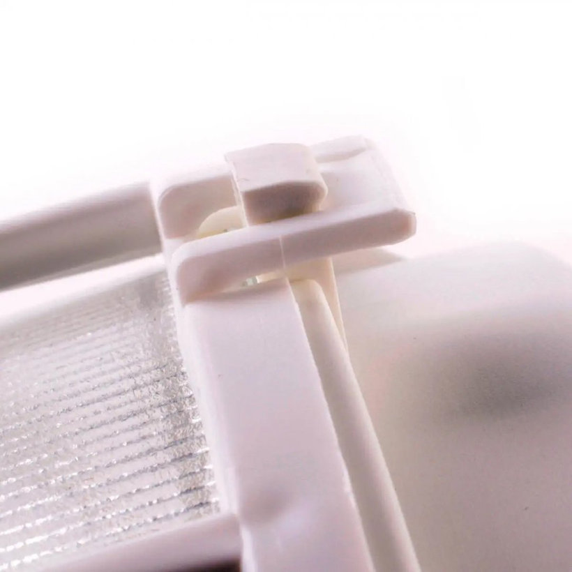 Kruhové svietidlo biele