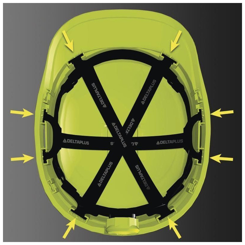 Bezpečnostná prilba DIAMONDVI oranžová