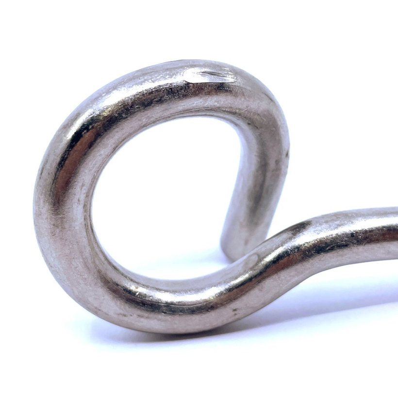 Hák hojdačkový s vrutom - nerez A2 140 mm