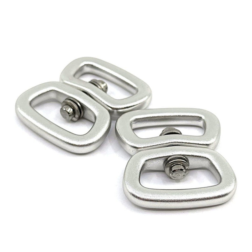 Otočná spojka strieborná 51x25mm