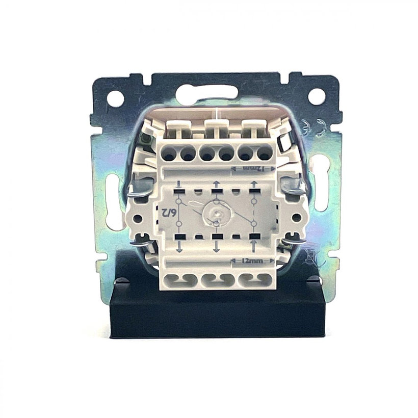 Valena vypínač č.6+6 biely