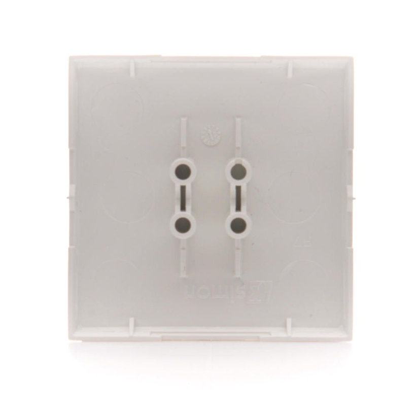 Kryt jednoduchý pre spínače a tlačidlá - biela