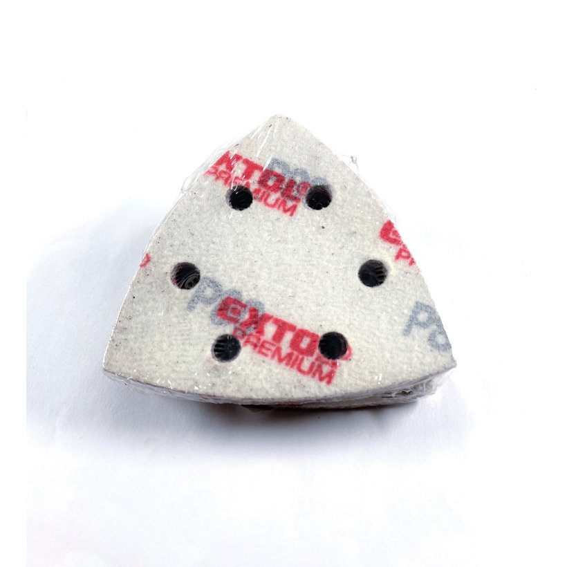 Brúsny papier na suchý zips - trojuholník 93mm P60 20ks