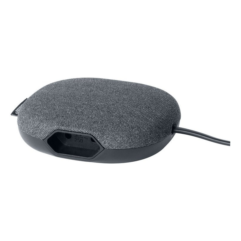 Stolová zásuvka čierna 3-násobná 3m