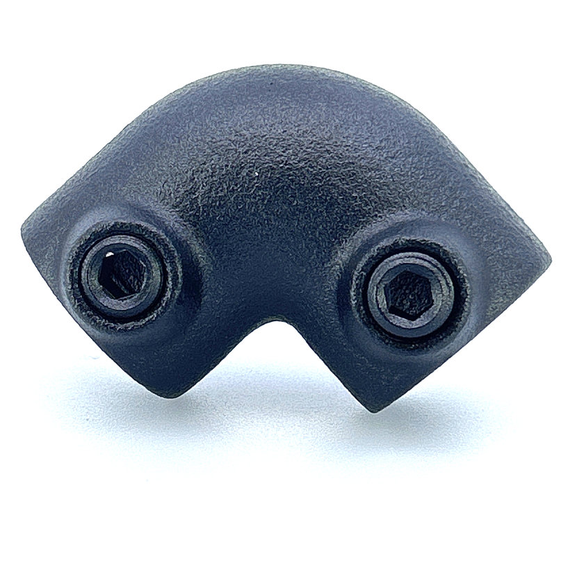 Spojovací článok tvar L 27 mm - čierny