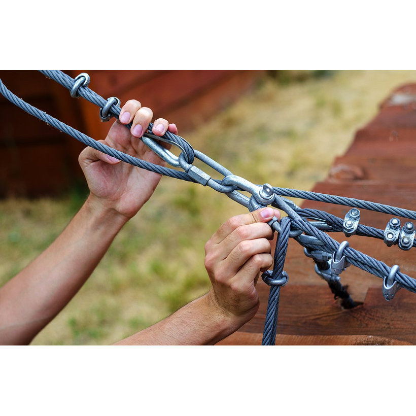 Oceľové lano DIN 3060 6x19+FC 8mm