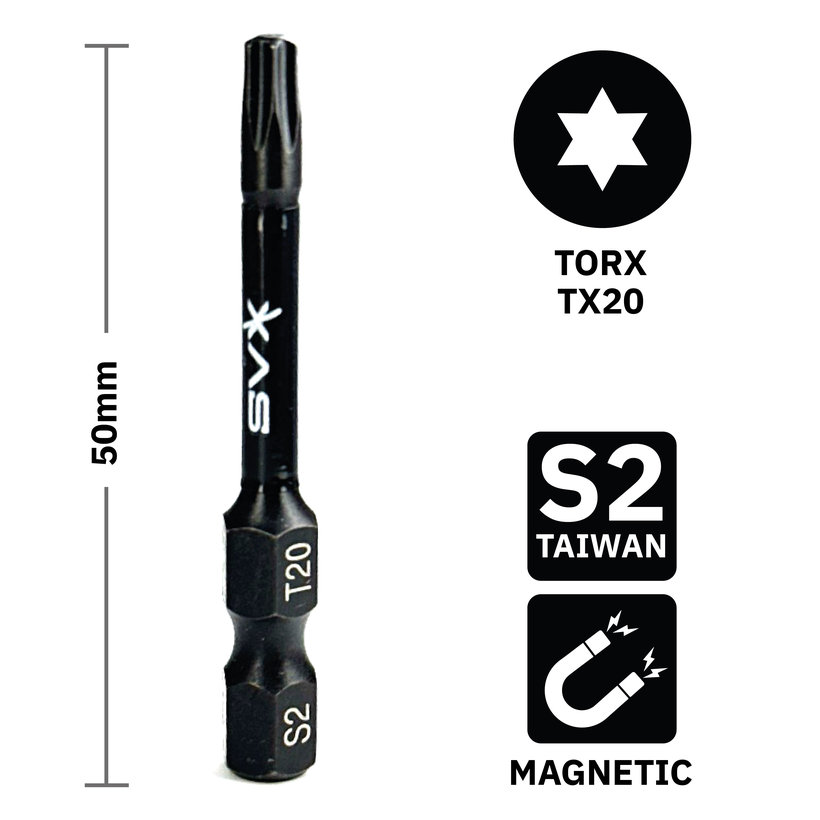 Bit magnetický TX20x50 mm