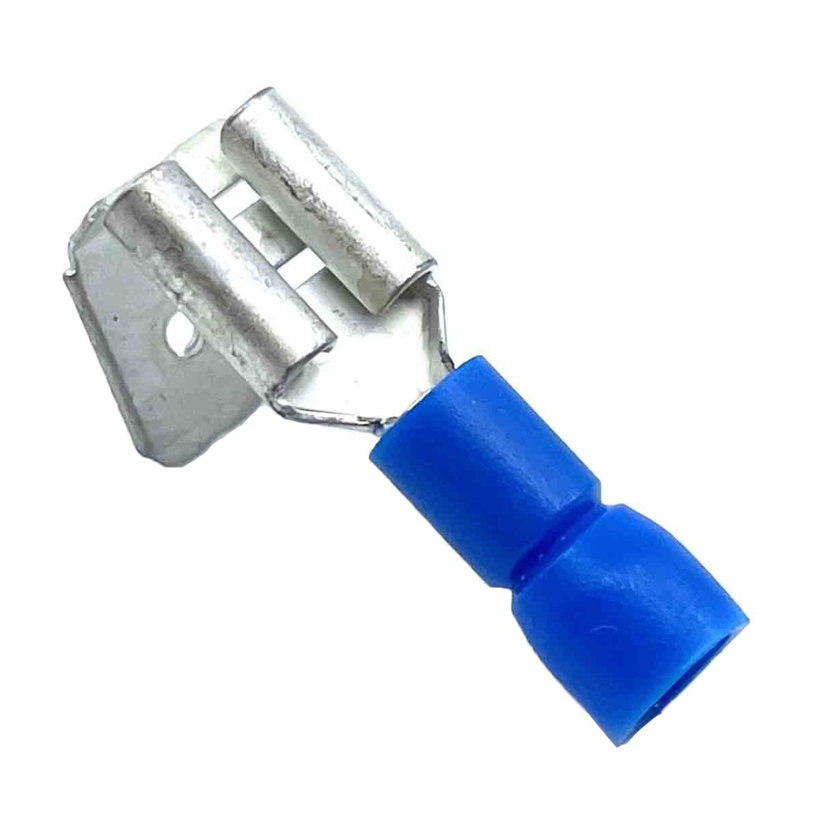Izolované Cu lisovacie rozbočovače ploché modré 2,5mm²