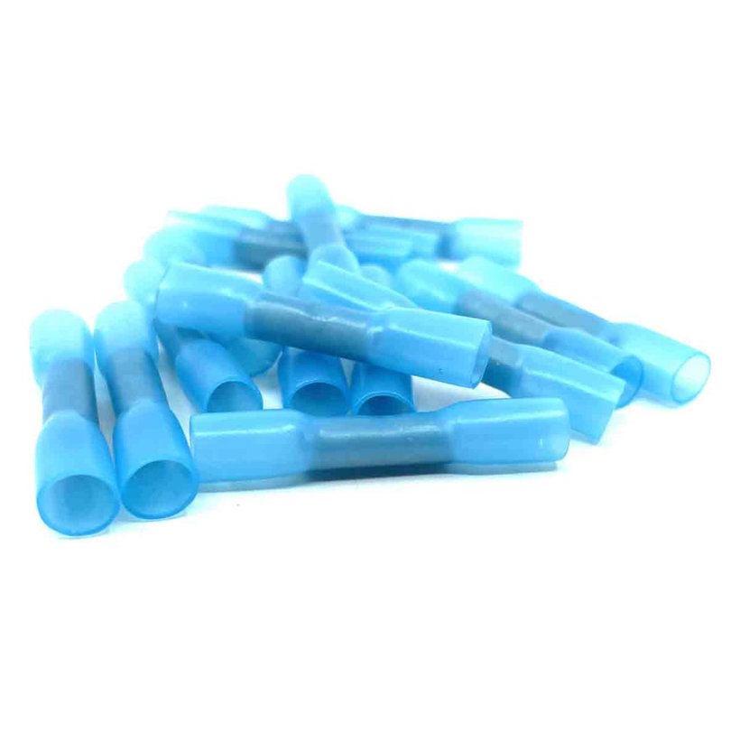 Zmršťovacia lisovacia spojka modrá 2,5mm²