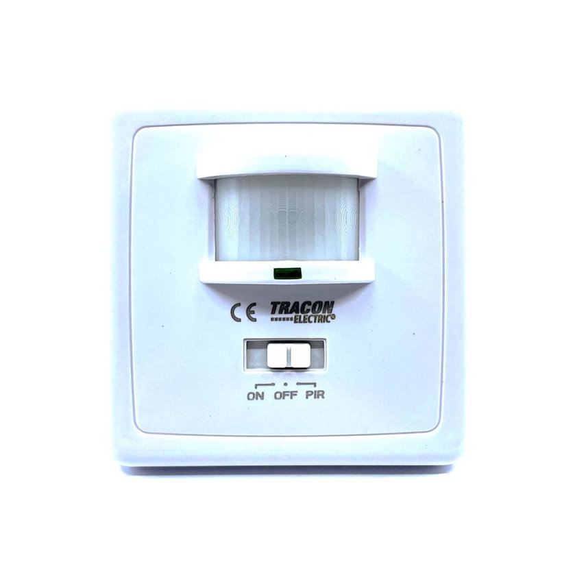 Snímač pohybu zapustený - biely 160°