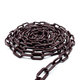 Plastová reťaz hnedo/bordová 8mm