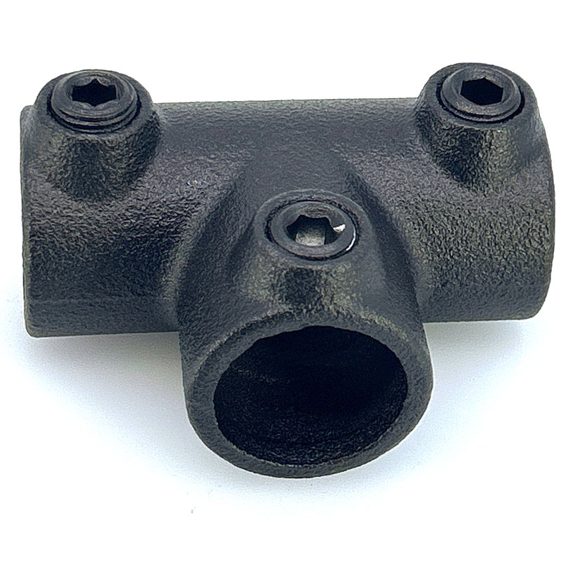 Spojovací článok tvar T 27 mm - čierny