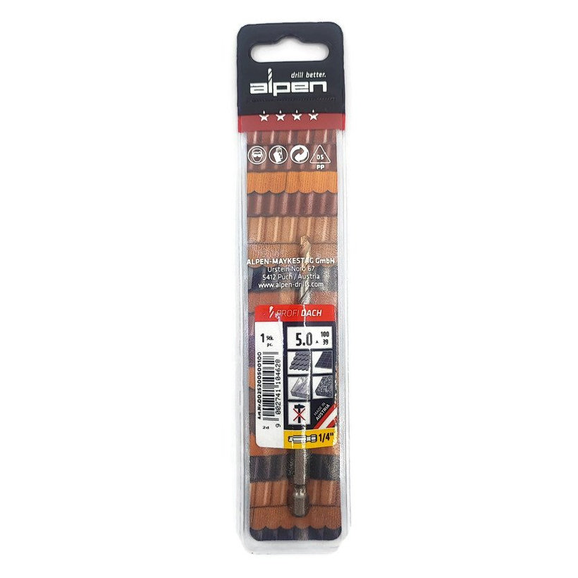 Vrták do strešnej krytiny 5x39/100mm