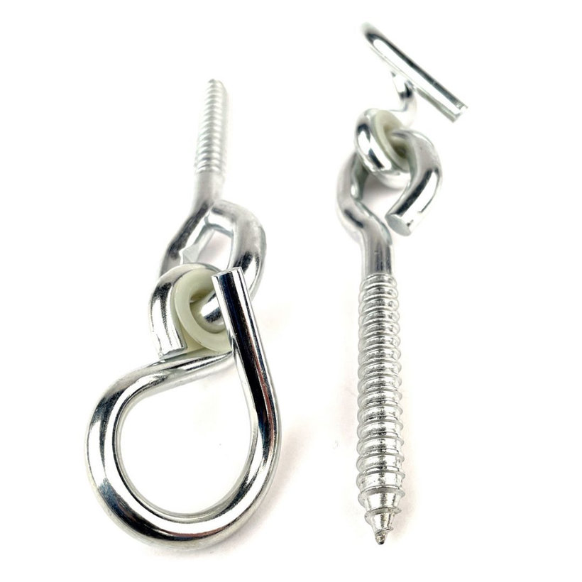 Hák hojdačkový s vrutom a objímkou zn 10,6x180mm