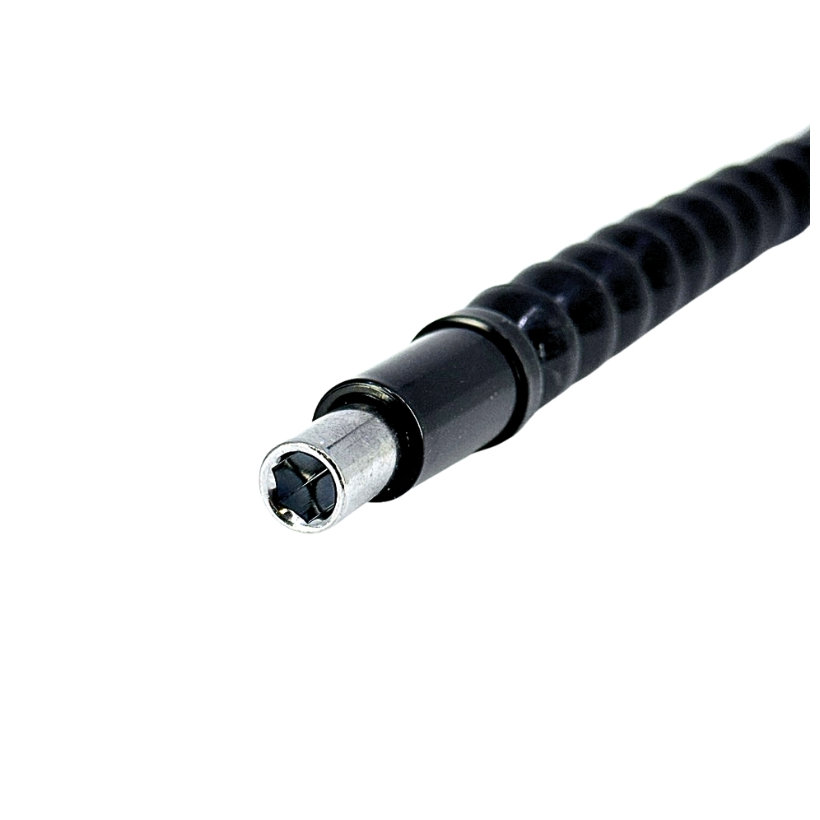 Dlhý flexibilný držiak na bity s rýchloupínaním - čierny