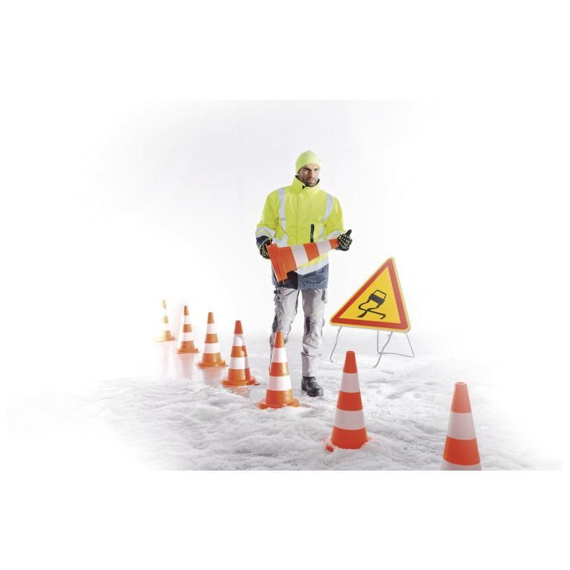 Reflexná bunda OPTIMUM2 žltá M