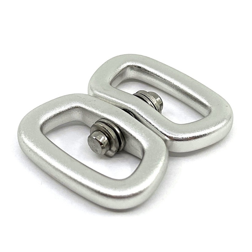 Otočná spojka strieborná 51x20mm