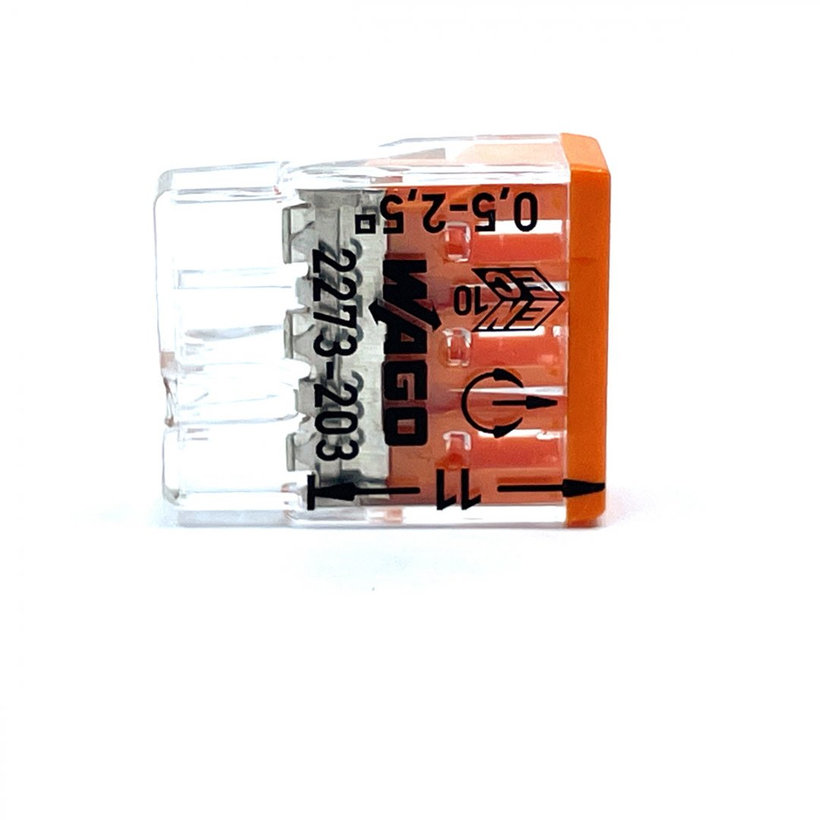 Spojovacia svorka bezskrutková - 3 vodiče