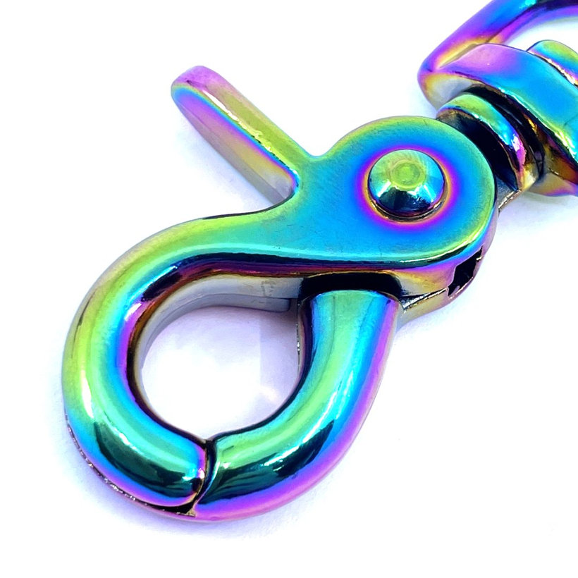 Karabína vypúšťacia dúhová 61x13mm