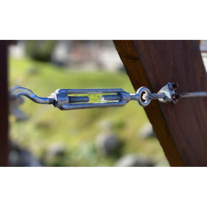 Napínač hák-hák DIN 1480 pozinkovaný M22