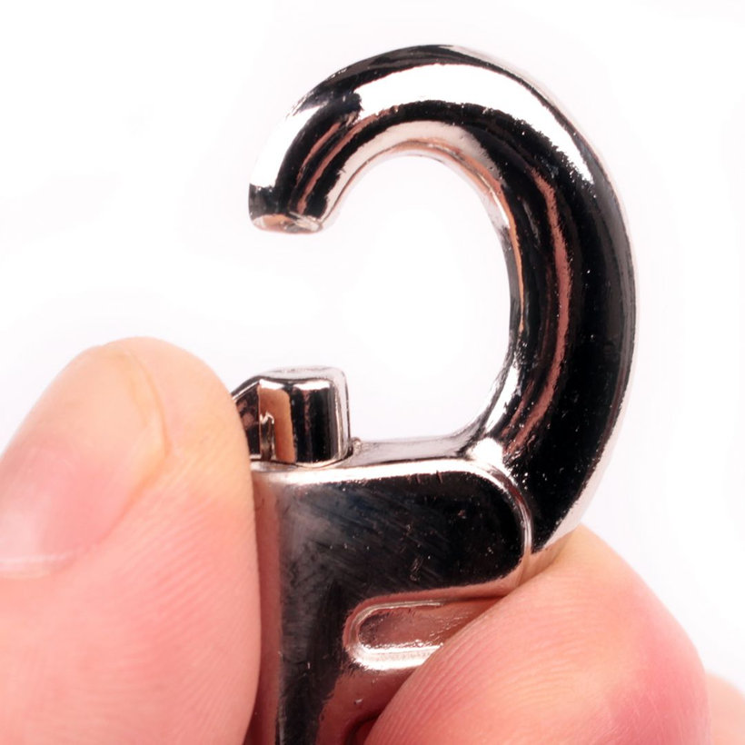 Karabína otočná s prelisom D Ni 80x20mm