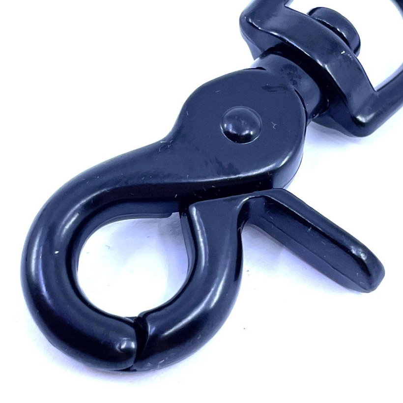 Karabína vypúšťacia čierna 45x10mm