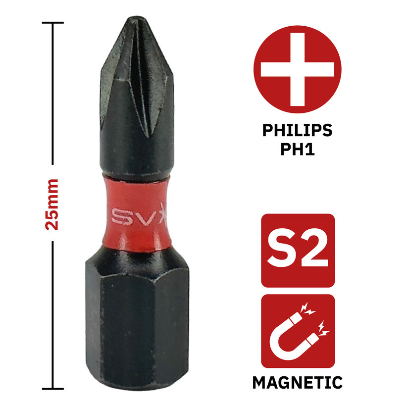 Bit magnetický PH1x25 mm