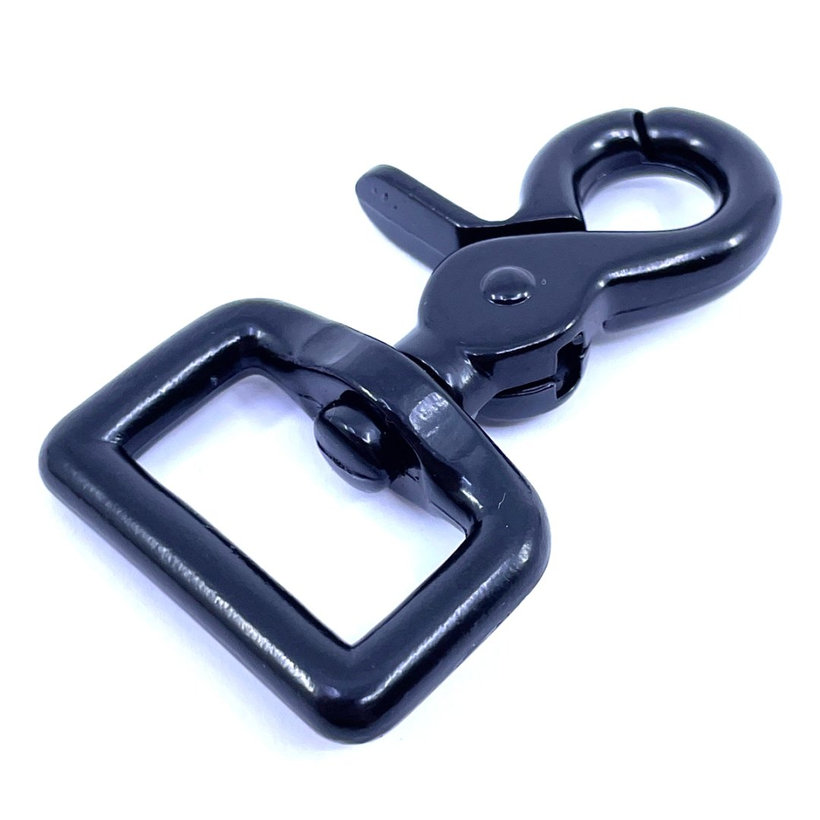 Karabína vypúšťacia čierna 59x20mm