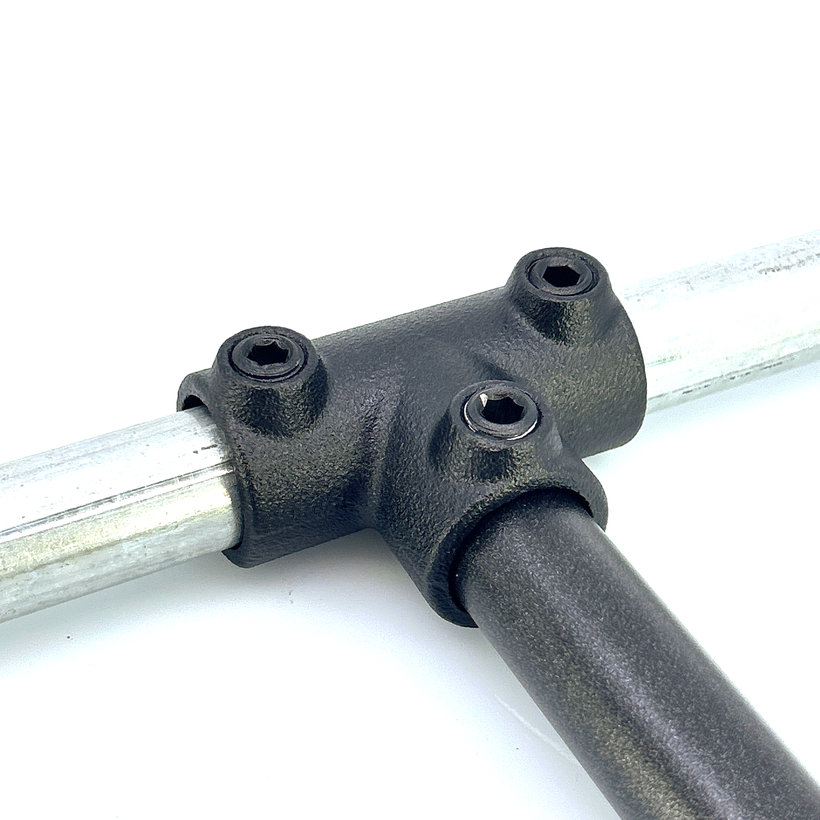 Spojovací článok tvar T 27 mm - čierny