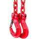 Reťazový záves oko-2 hák tr 80 so skracovačom (6 m, 4250/3150 kg, 10 mm)