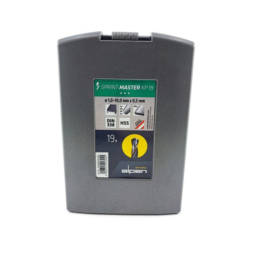 Sada vrtákov do kovu Sprint Master - 19 dielna