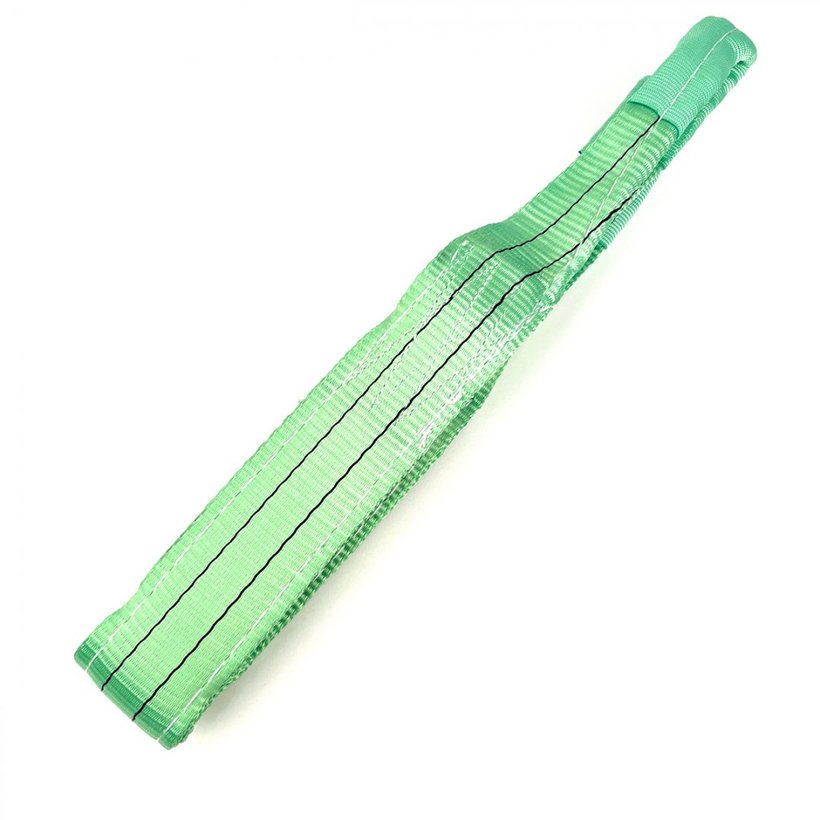 Zdvíhací pás - oko/oko Zelený 2T/1M