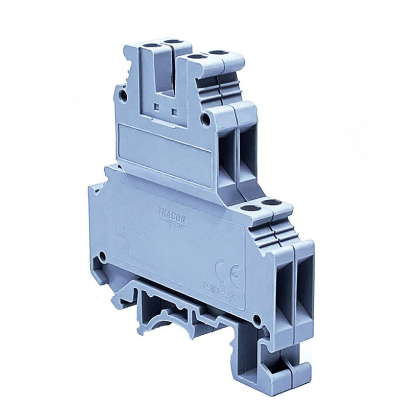 Dvojnásobná radová svorka pre fázový (L) vodič 2,5mm²