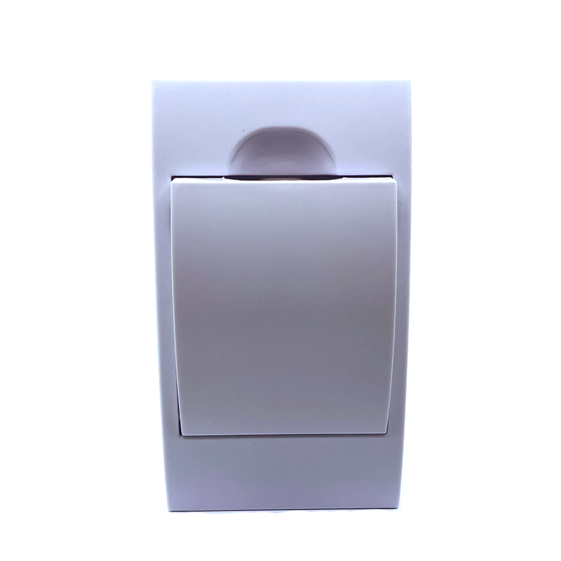 Rozvodná skriňa nadomietková s bielymi dvierkami 110x200x70mm