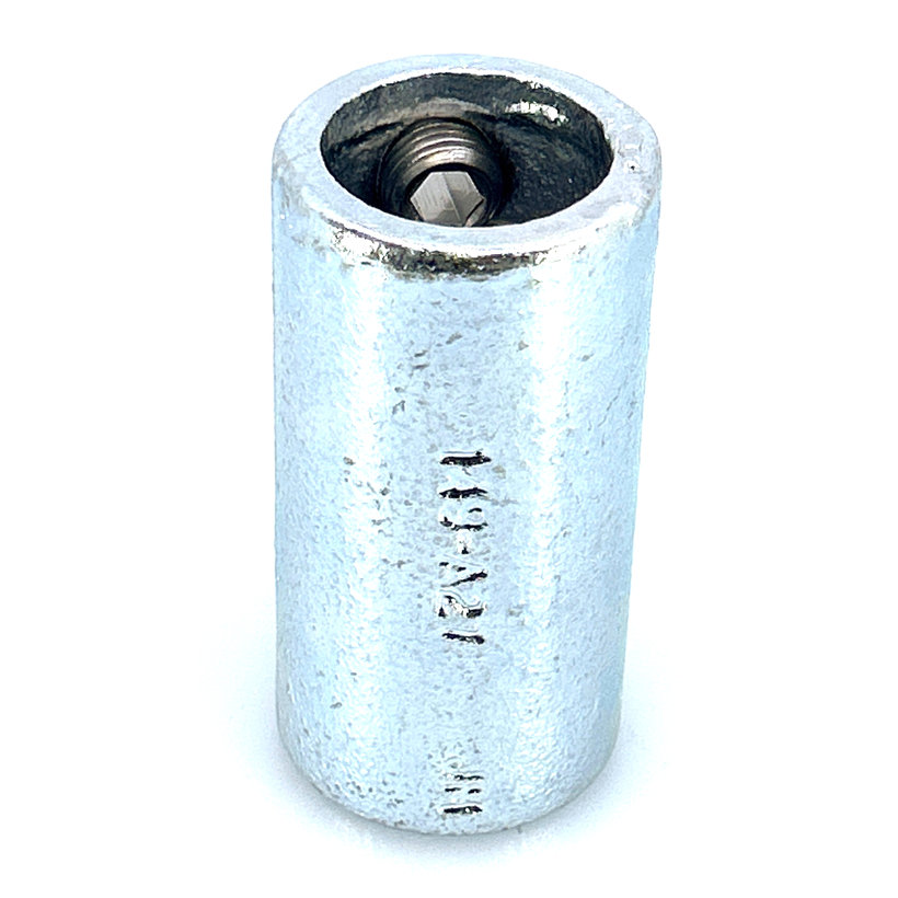 Rúrkový konektor 27 mm - pozinkovaný
