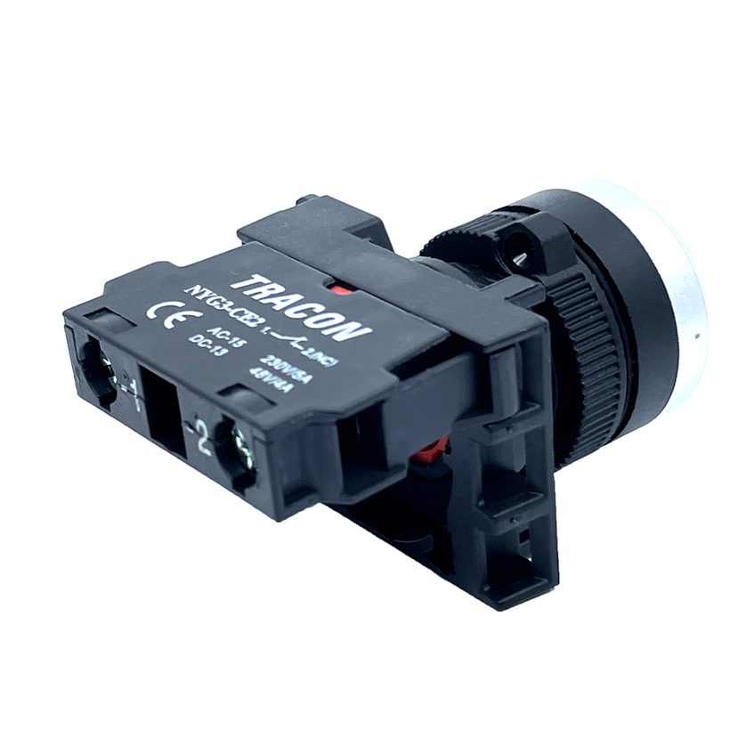 Klasické tlačidlo červené