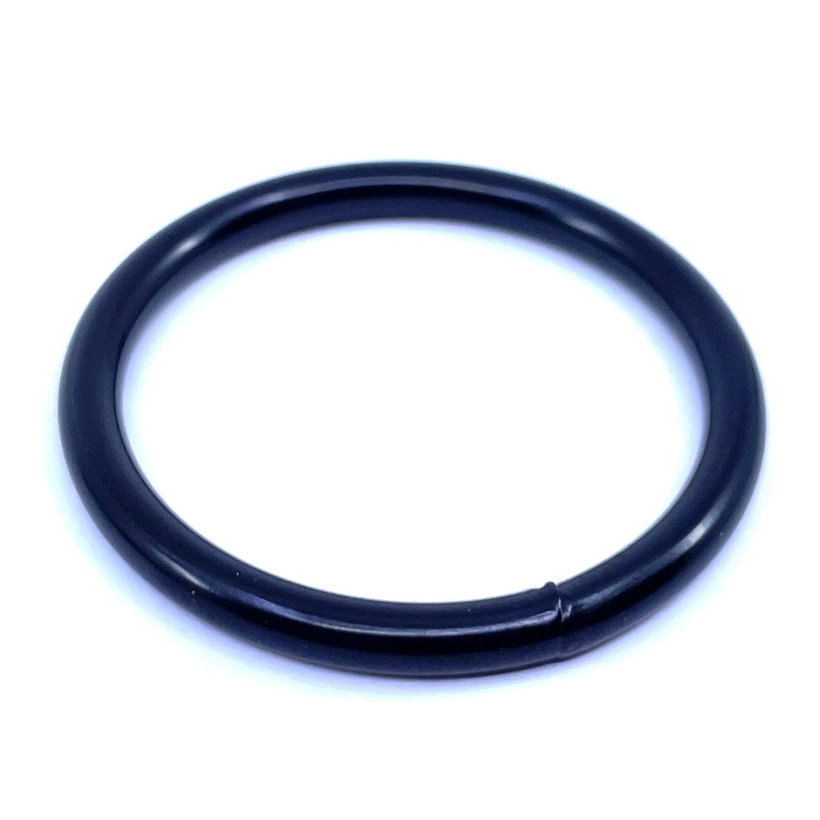 Krúžok zváraný čierny 3x15mm
