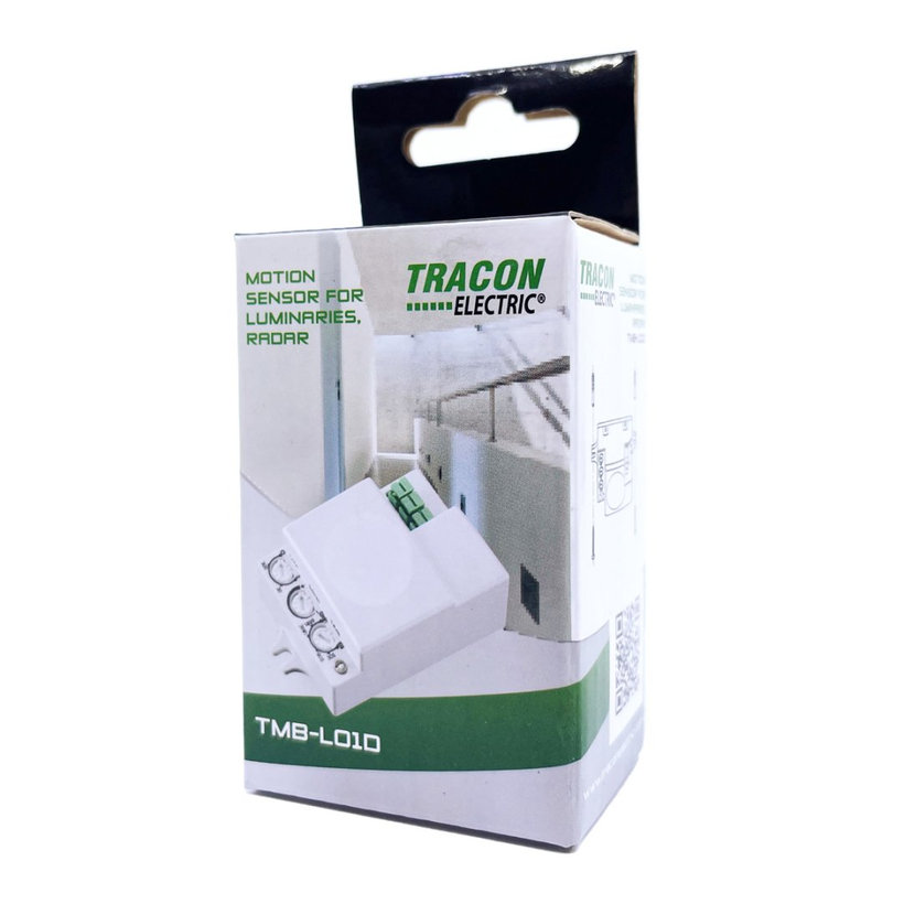 Snímač pohybu mikrovlnný - biely 360°