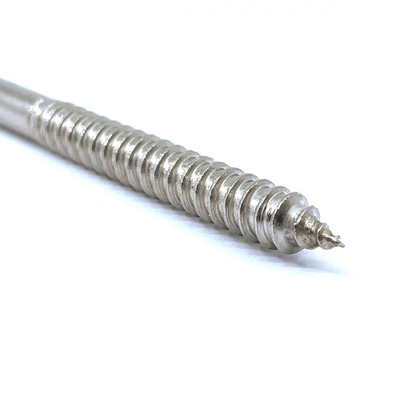 Nerezová skoba s vrutom 50 mm