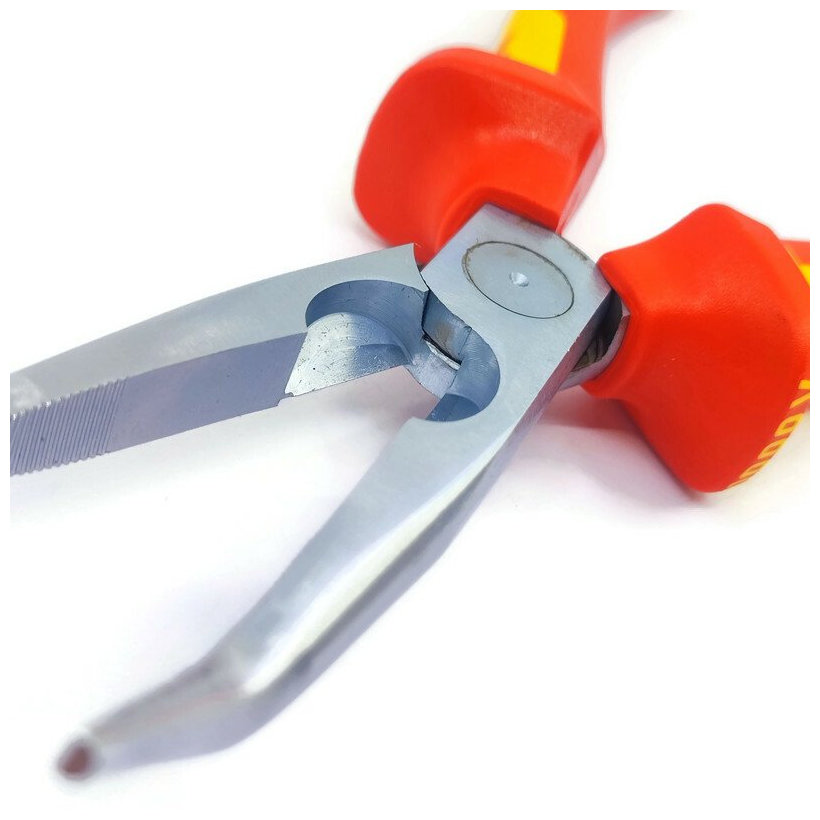 Kliešte polguľaté s britmi 200 mm