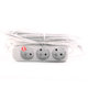 Predlžovací kábel 16A biely 3 zásuvky 5m 3G1,5
