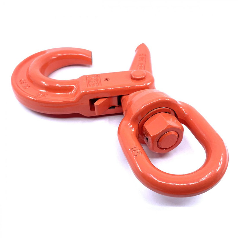 Samozaisťovací otočný hák tr 100 oranžový 16mm